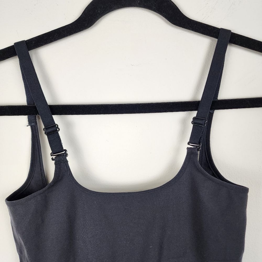 Maidenform Flexes Black Shape wear Stretch Jumpsuit Romper Size L - Picture 9 of 10